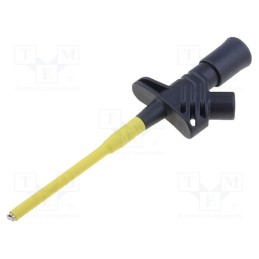 1 pcs x HIRSCHMANN T&M - KLEPS 2900 SW - Clip-on probe, hook type, 6A, 1kVDC, black, Grip capac: max.2mm