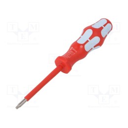 1 pcs x WERA - 5022763001 - Screwdriver, insulated, Torx®, TX15, Blade length: 80mm