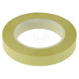 1 rol x 3M - FE-5100-9034-6 - Tape: electrical insulating, W: 19mm, L: 66m, Thk: 63um, yellow, 100%