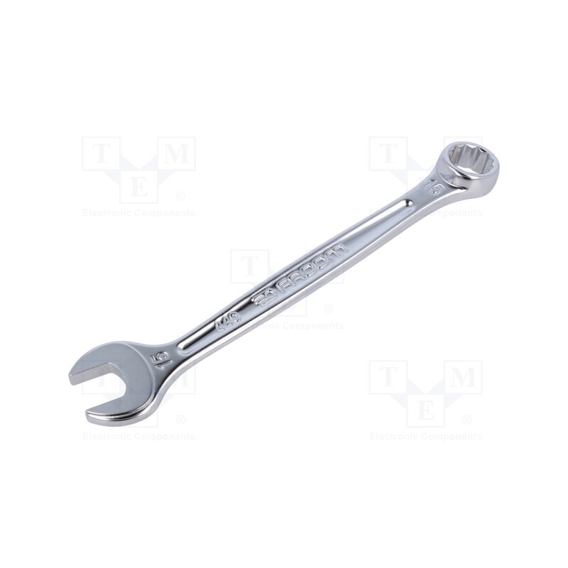 1 pcs x FACOM - 440.15 - Wrench, combination spanner, 15mm, L: 185mm, satin