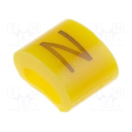 1 pcg x KURANT - MZ-0/N - Markers, Marking: N, 1.1÷2.5mm, H: 3mm, A: 6mm, -30÷100°C, leaded