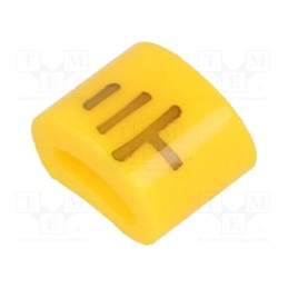 1 pcg x KURANT - MZ-0/MASA - Markers, Marking: ground, 1.1÷2.5mm, H: 3mm, A: 6mm, -30÷100°C, L: 5mm