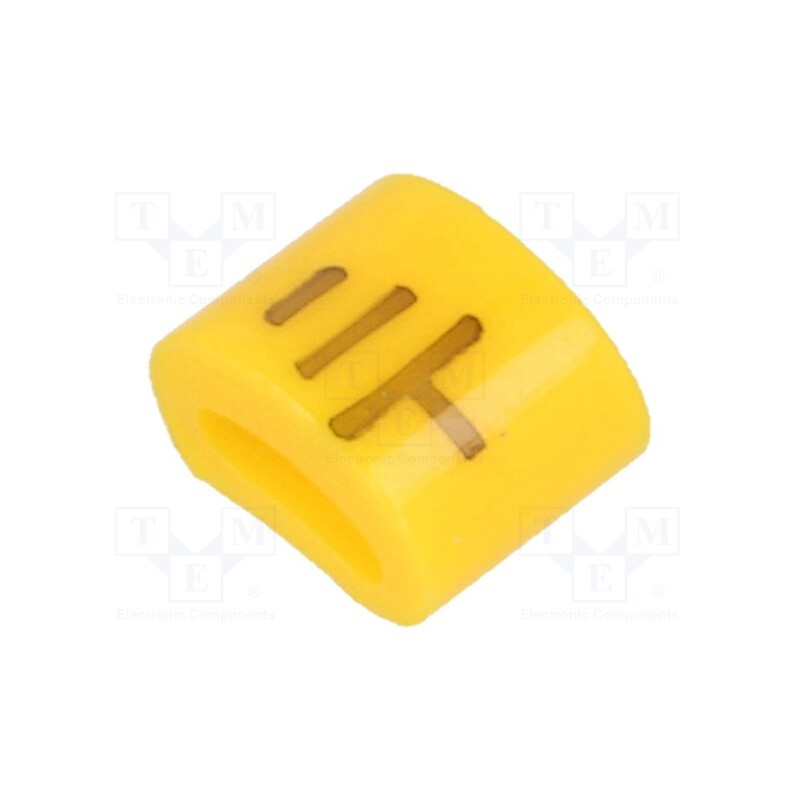 1 pcg x KURANT - MZ-0/MASA - Markers, Marking: ground, 1.1÷2.5mm, H: 3mm, A: 6mm, -30÷100°C, L: 5mm