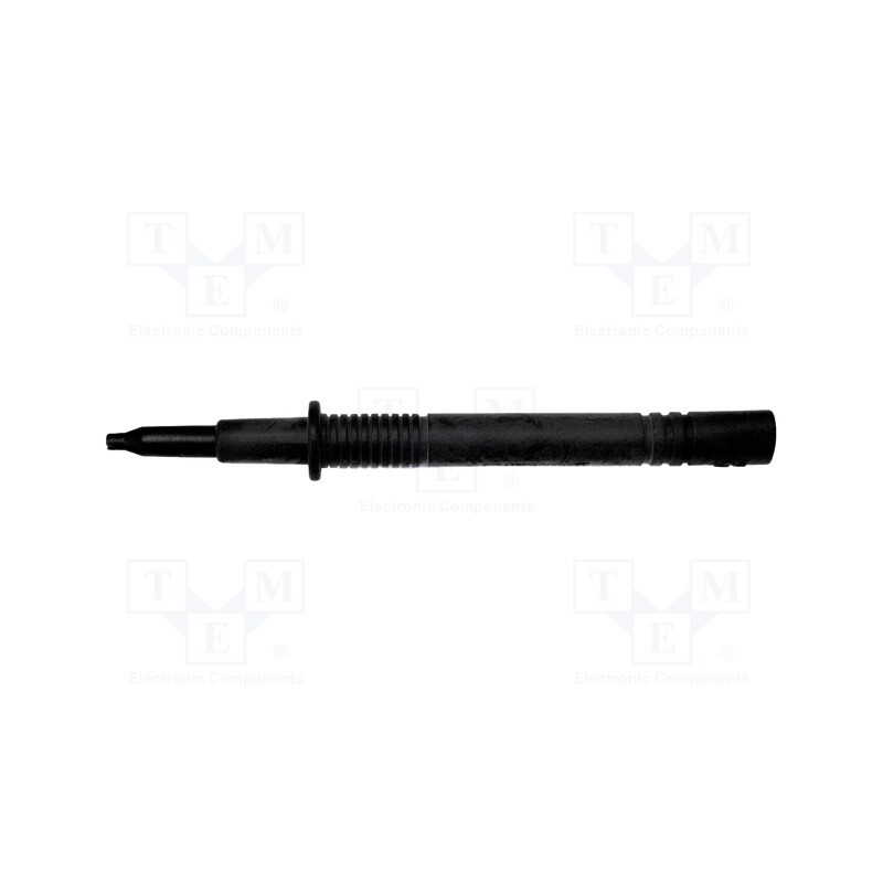 1 pcs x MUELLER ELECTRIC - BU-26103-0 - Test probe, 20A, 1kV, black, 132mm, banana 4mm socket