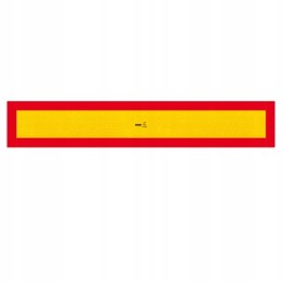 Reflective warning sign 113x20 truck semi-trailer