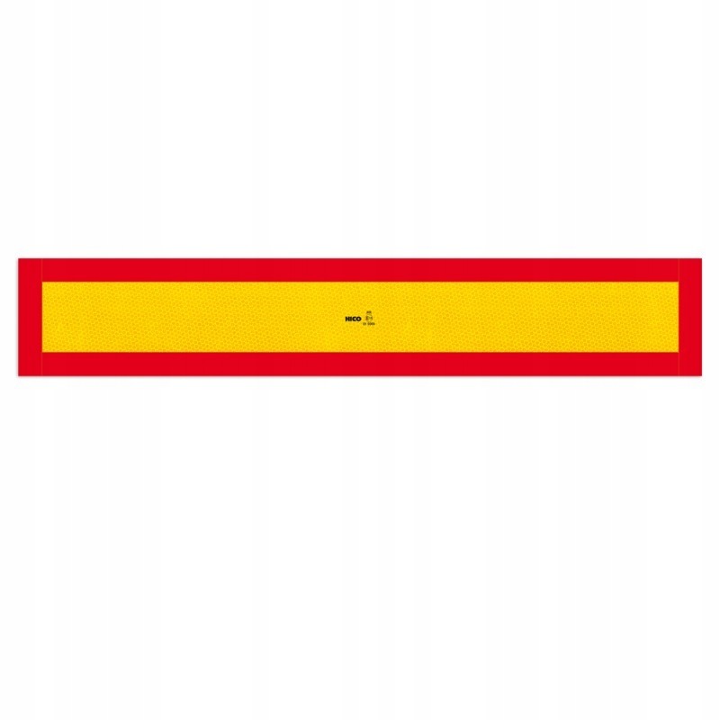 Reflective warning sign 113x20 truck semi-trailer