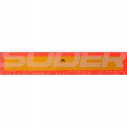 Reflective warning sign 113x20 truck semi-trailer