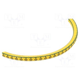 1 pcg x PARTEX - PA-02003PV40.GRD - Markers, Marking: ground, 1.3÷3mm, PVC, yellow, -30÷60°C, leaded