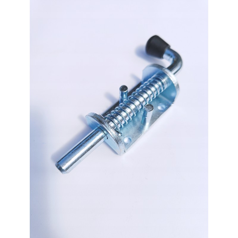 The spring bolt locks the truck and tow truck semi-trailer