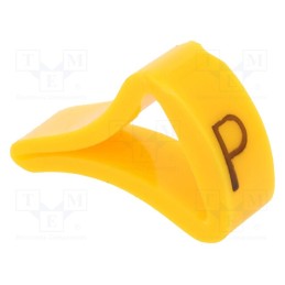 1 pcg x KURANT - MZ-3/P - Markers, Marking: P, 6÷10.5mm, H: 16mm, A: 10mm, -30÷100°C, leaded