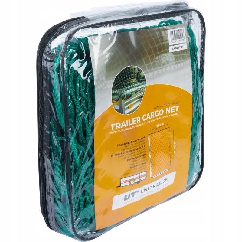 Transport net for a trailer securing the trailer load 2 7x1 5m