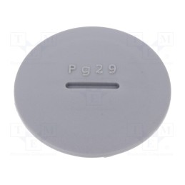 1 pcg x ALPHA WIRE - HPP29 SL080 - Stopper, PG29, polyamide, dark grey, Thread: PG, 8mm, 10pcs.