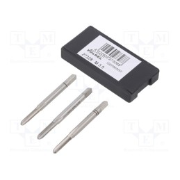 1 set x Vu00d6LKEL - 27328 - Tap, high speed steel grounded HSS-G, M3,5, 0.6, 45mm, 3mm, 3pcs.