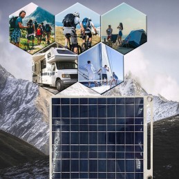 11w 18v solar panel kit with solar controller 100a n8