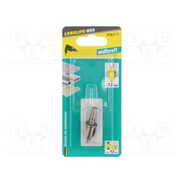 1 pcs x WOLFCRAFT - 4383000 - Countersink, Ø: 12mm, 1/4'