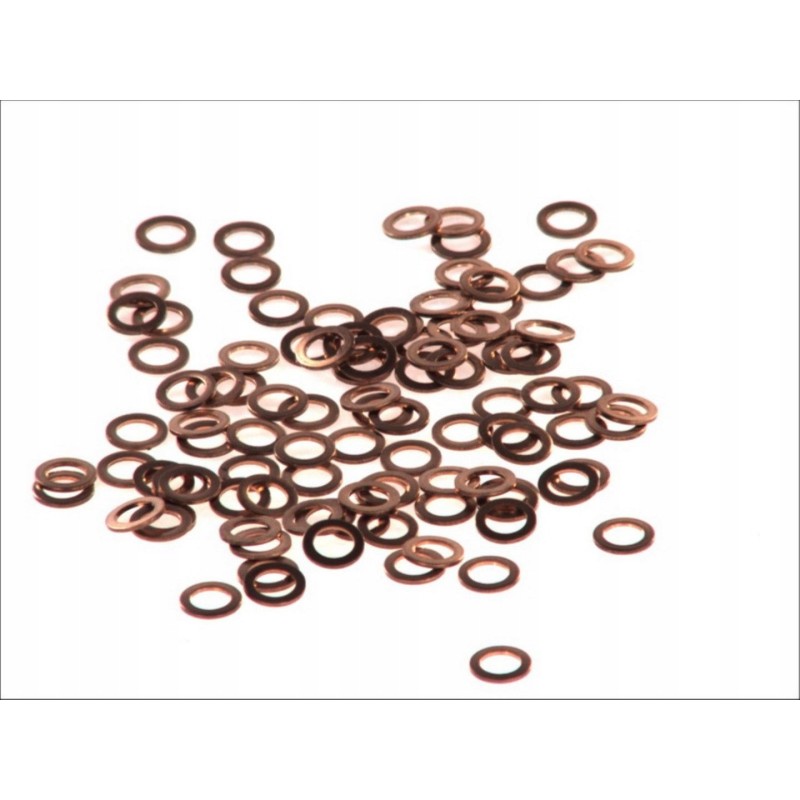 Copper gasket 6x10 100 pcs borg usm001