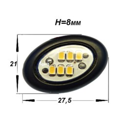 LED lighting, interior lamp, glove compartment, trunk 12v