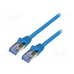 1 pcs x LOGILINK - CQ5086S - Patch cord, S/FTP, 6a, stranded, Cu, LSZH, blue, 7.5m, 26AWG