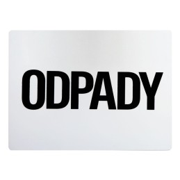 Blackboard adr plate waste sticker 400x300