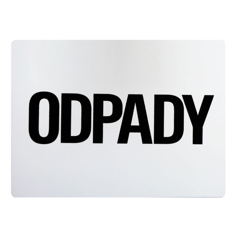 Blackboard adr plate waste sticker 400x300