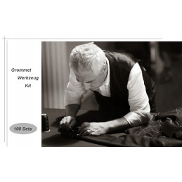 Galvanized eyelets for banner tarpaulins, 12 mm, stainless steel, 200 pcs