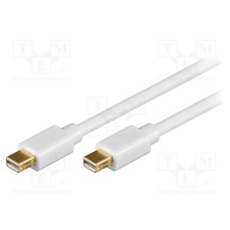 1 pcs x Goobay - 52852 - Cable, DisplayPort 1.2, mini DisplayPort plug,both sides, 3m