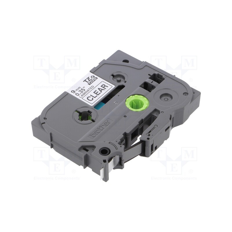 1 pcs x BROTHER - TZE-121 - Tape, 9mm, 8m, transparent, Character colour: black