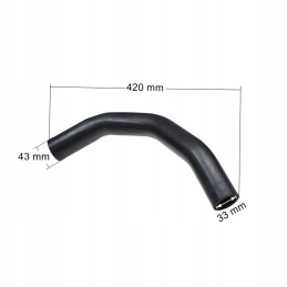 Upper water radiator pipe toyota 8fd 20 25 1dz diesel engine