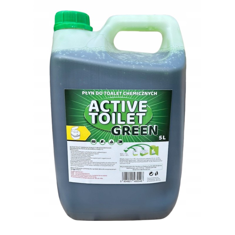 Active toilet fluid for tourist toilets 5l bio