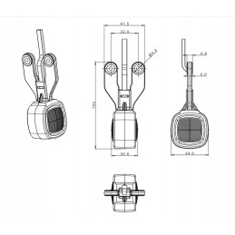 Rear marker for a bus, a refrigerated truck, 12v 24v