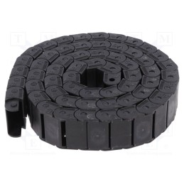 1 pcs x BREVETTI - SR20025018 - Cable chain, LIGHT, Bend.rad: 18mm, L: 1003mm, non-openable frames