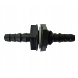 Water connection, straight tank connector, 1 2 inch