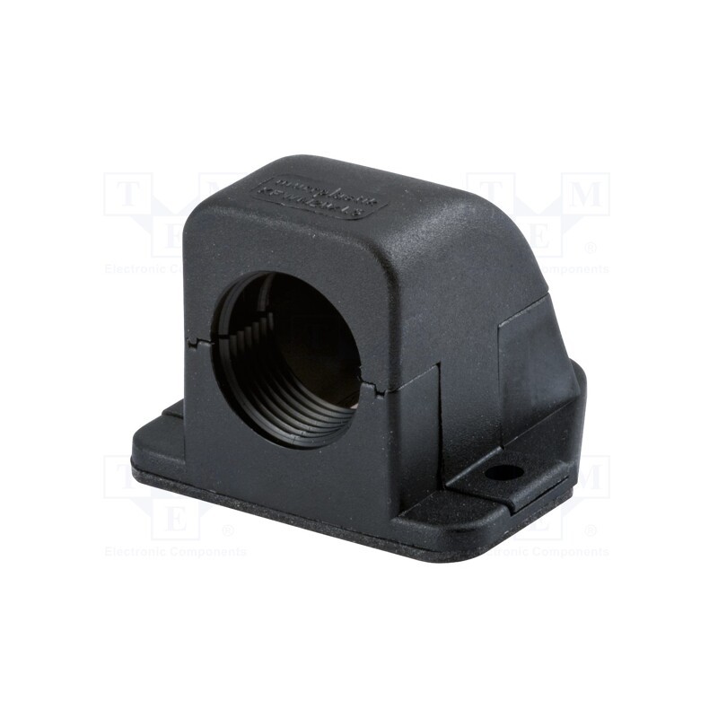 1 pcs x HUMMEL - 1.312.2501.50 - Connector, angular, M25, IP65, polyamide, black, KF-G