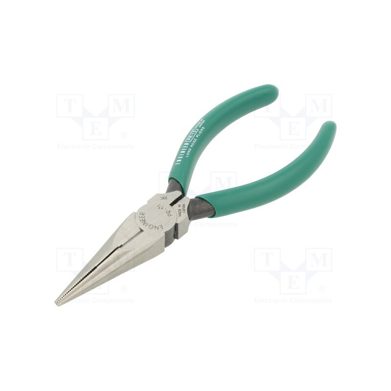 1 pcs x ENGINEER - PR-15 - Pliers, half-rounded nose, 142mm