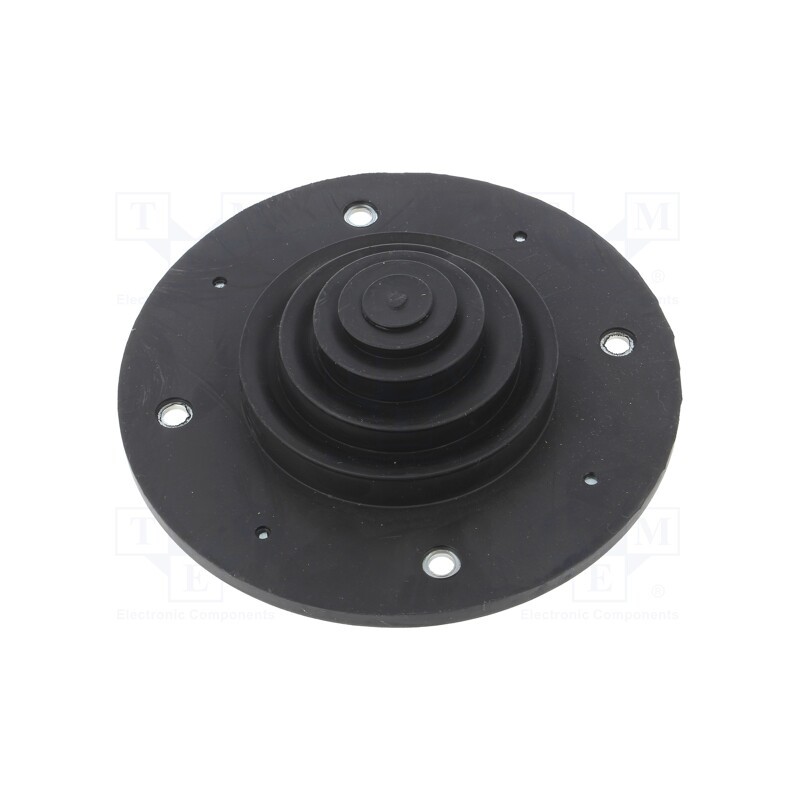 1 pcs x TRELLEBORG - M20-80 IP54 RAL 9005 UL94V-0 - Grommet, black, UL94V-0, 20÷80mm, IP54