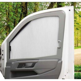 Roller blinds side curtains draw Mercedes Sprinter with handle on the pillar from 2019