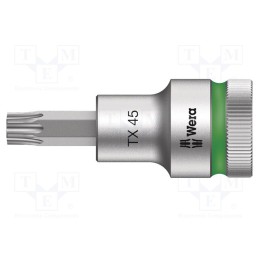 1 pcs x WERA - 5003835001 - Socket, socket spanner,Torx®, TX45, 1/2', 60mm, Zyklop
