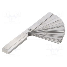 1 pcs x KING TONY - 77328-26 - Feeler gauge, L: 76mm, Width: 12.7mm, inch, 26pcs.