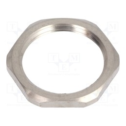 1 pcs x HUMMEL - 1.161.1600.08 - Nut, PG16, stainless steel, 27mm, Thread: PG, GM-INOX