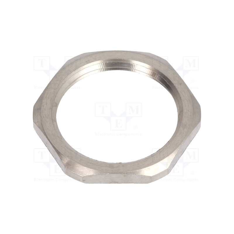 1 pcs x HUMMEL - 1.161.1600.08 - Nut, PG16, stainless steel, 27mm, Thread: PG, GM-INOX