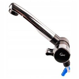 London cold water faucet black chrome comet