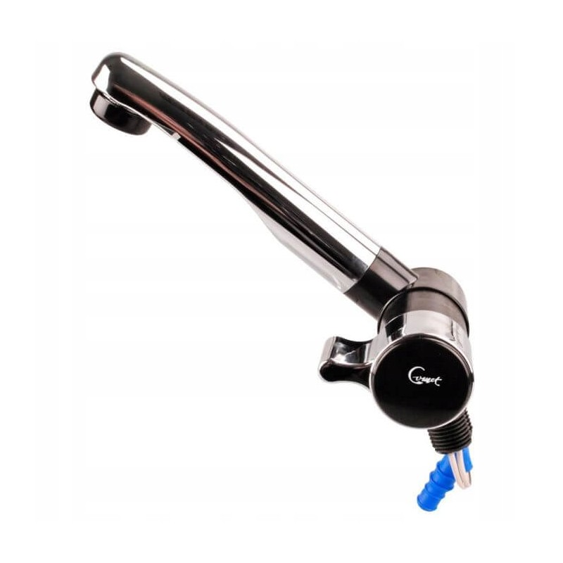 London cold water faucet black chrome comet