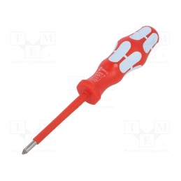 1 pcs x WERA - 5022733001 - Screwdriver, insulated, Phillips, PH1, Blade length: 80mm