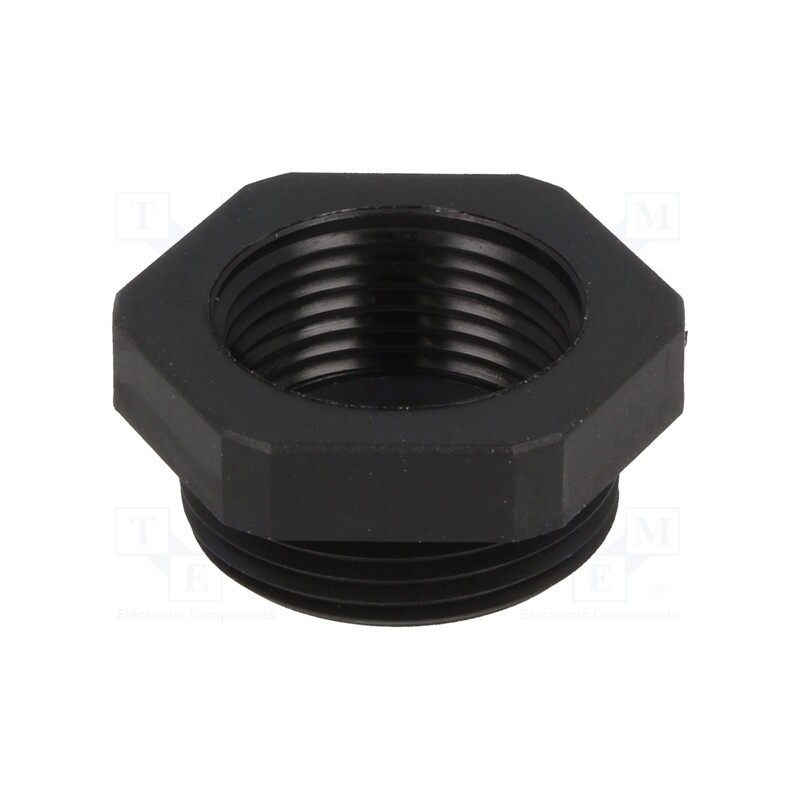 1 pcs x HUMMEL - 1.273.2513.50 - Thread adapter, Int.thread: PG13,5, Ext.thread: M25, polyamide