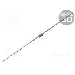 100 pcs x ROYAL OHM - MFF04FF4303A50 - Resistor: metal film, THT, 430kΩ, 0.4W, ±1%, Ø1.9x3.7mm, 50ppm/°C