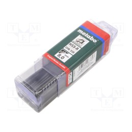 1 set x METABO - 627770000 - Drill bit, for metal, Ø: 8mm, L: 117mm, Working part len: 75mm