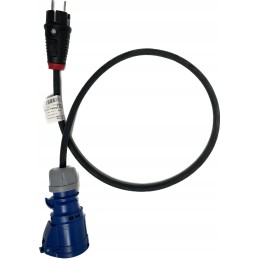Camping extension cord PCE Schuko 230V Cee 1m