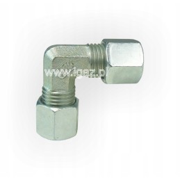 Angle connector rvs 8 gok elbow for a diameter 8 pipe