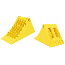 2 x wheel chock PVC lock truck bus tow truck G46