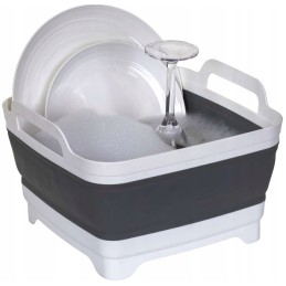 Bucket sink, bowl with drain, foldable washbasin